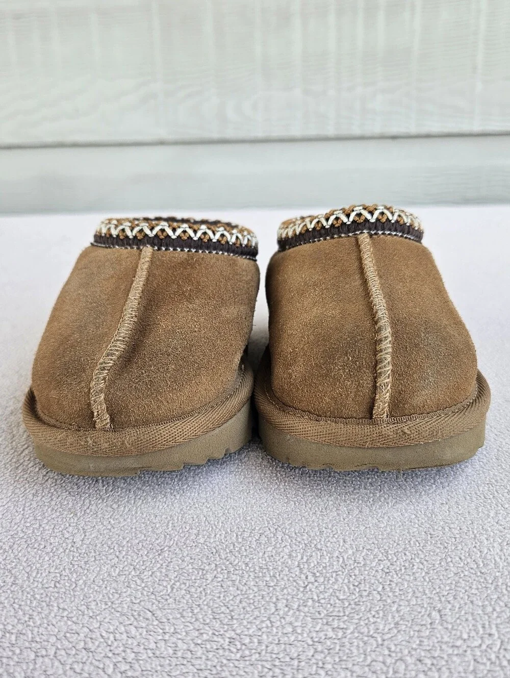 UGG Tasman II Clog House Slippers Toddler SZ 6 Chestnut Brown Slip-On
